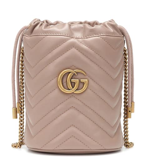 gucci pink bucket bag